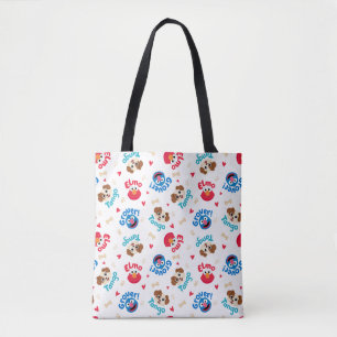 Tote Bag Rue Sésame   Tango, Elmo et Motif Grover