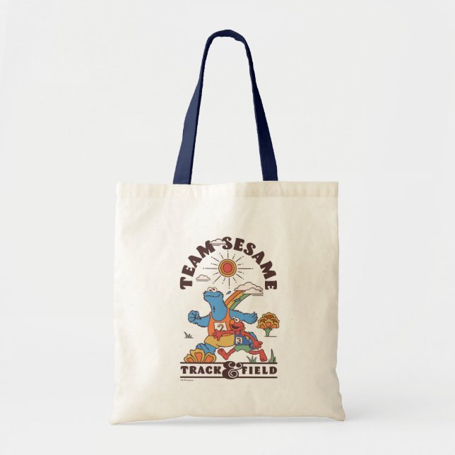 Tote Bag Rue Sésame | Team Sesame Track & Field (Devant)