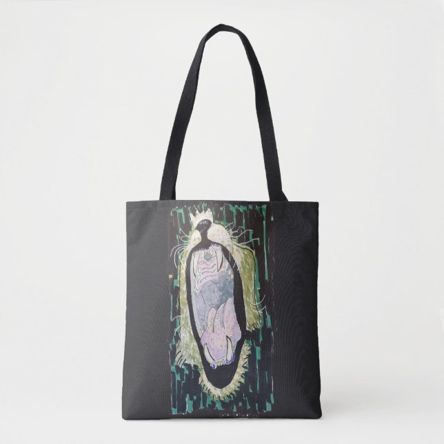 Tote Bag Rugissement du lion (Devant)