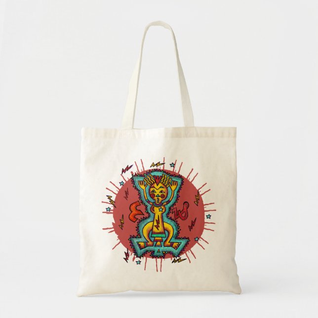 Tote Bag Runes de Wonder Woman (Devant)
