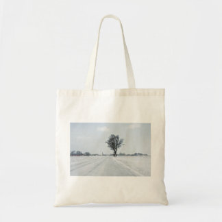 Tote Bag Rural winter road