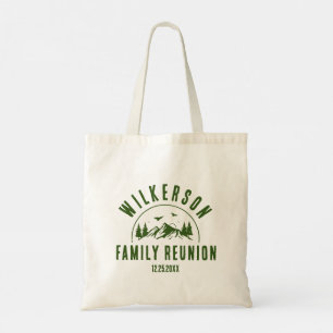 Tote Bag Russe Cabine de réunion familiale Retro Cool Vert