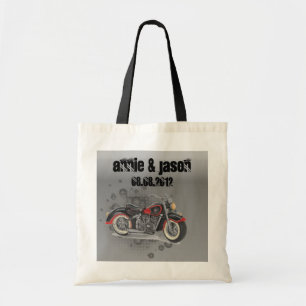 Tote Bag Russe grunge Motorcyle Mariage Moker