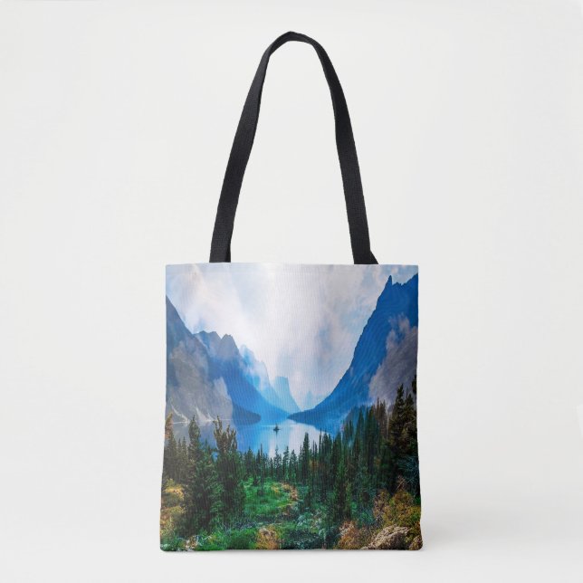 Tote Bag Rustic Country Mountains Nature Scène Photographie (Devant)