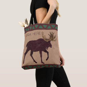 Tote Bag Rustique Moose Faux cuir look Fashion Chic