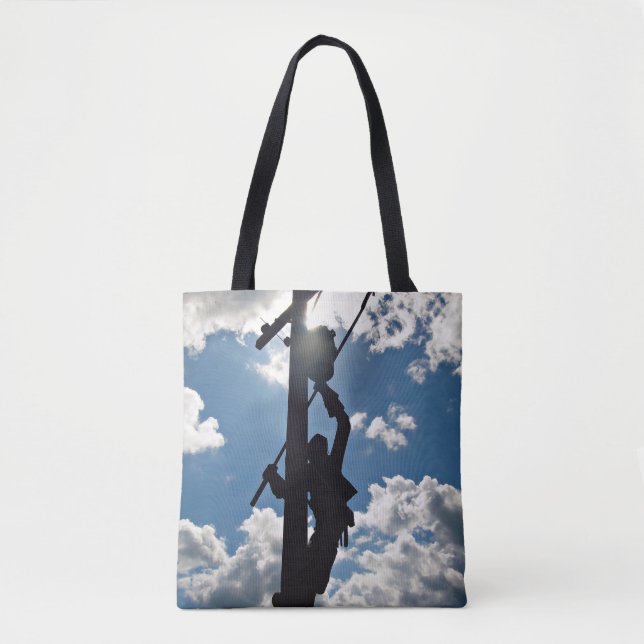 Tote Bag Rusty the Lineman (Devant)