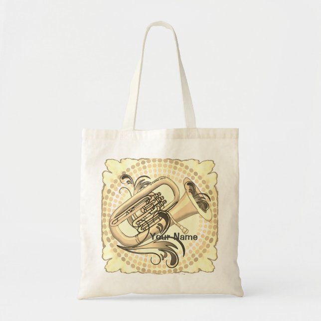 Tote Bag Rythme de Tuba  (Devant)