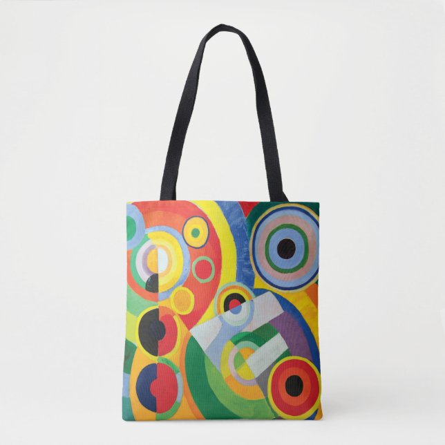 Tote Bag Rythme Joie de Vivre par Robert Delaunay (Devant)
