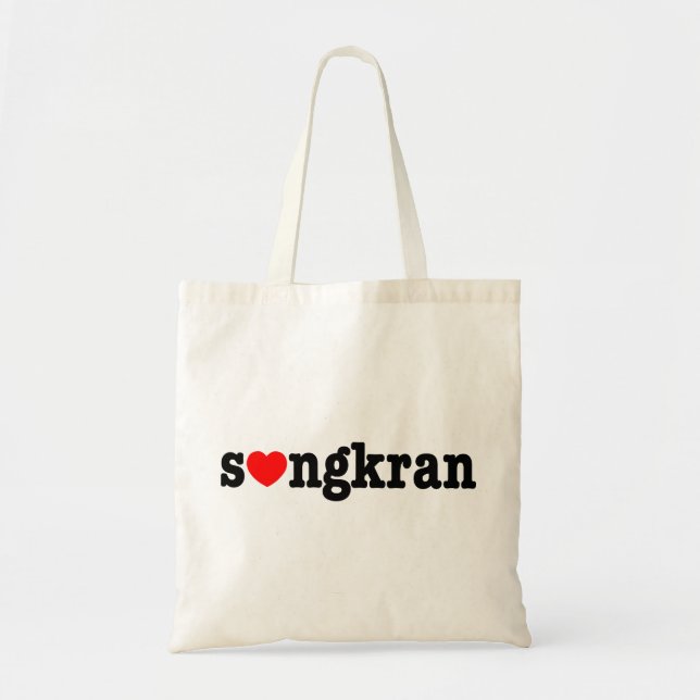 Tote Bag s (gkran ~ Heart Love) Songkran (Devant)