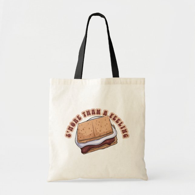 Tote Bag S’mores than a Feeling food pun (Devant)