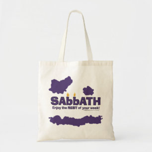 Tote Bag Sabbat aux bougies - Profitez du reste de votre se