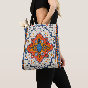 Tote Bag Sables du temps : Patrimoine Boho Art marocain