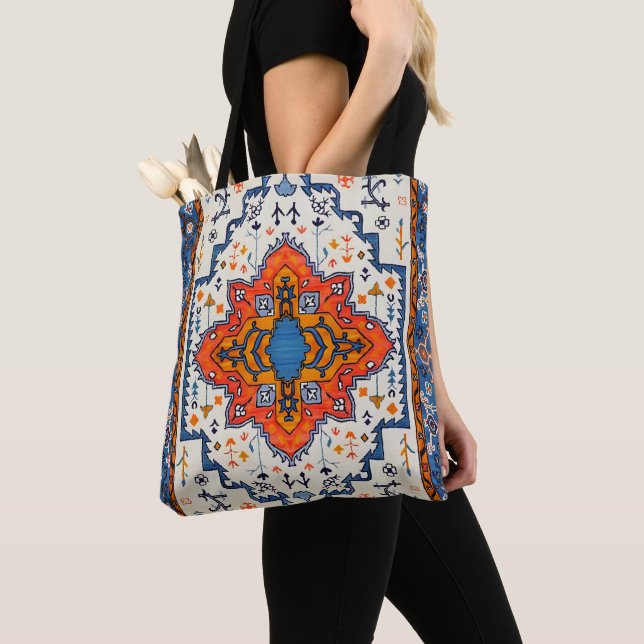 Tote Bag Sables du temps : Patrimoine Boho Art marocain (De près)