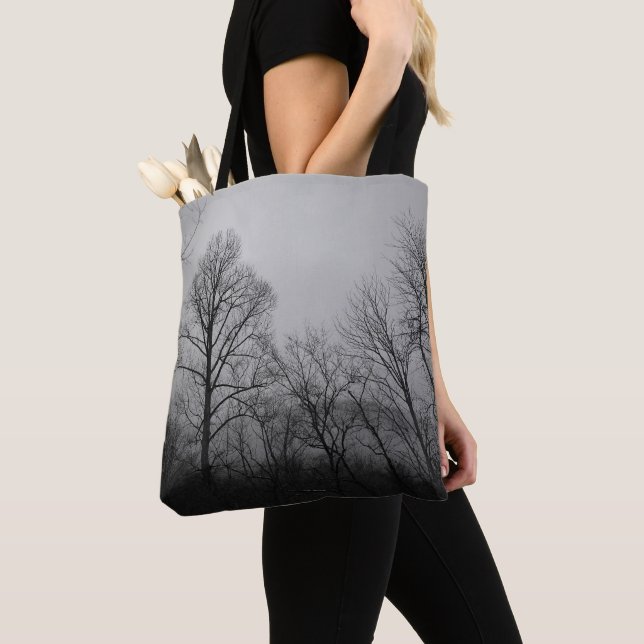 Tote Bag Sac_Cabane_Monochrome (De près)