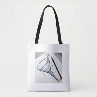Tote Bag "Sac fourre-tout d'entonnoir Artsy Marketing : Enc