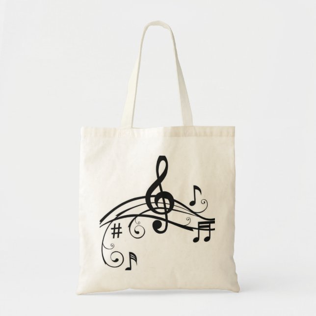 TOTE BAG **SAC FOURRE-TOUT MUSIC LOVER** (Devant)