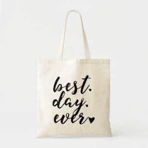 Tote Bag Sacoche de bienvenue Mariage "Meilleur Jour", Fave