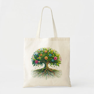 Tote Bag Sacoche de magasin avec élégant imprimé d'arbre à