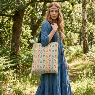 Tote Bag Sacoche de shopping motif rétro des années 60