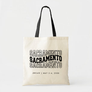 Tote Bag Sacramento Convention Welcome Bag Salon Fourre-tou
