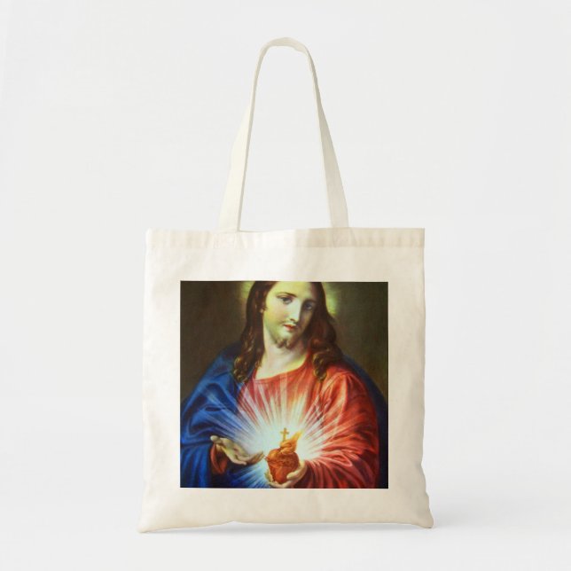 Tote Bag Sacré Coeur De Jésus (Devant)