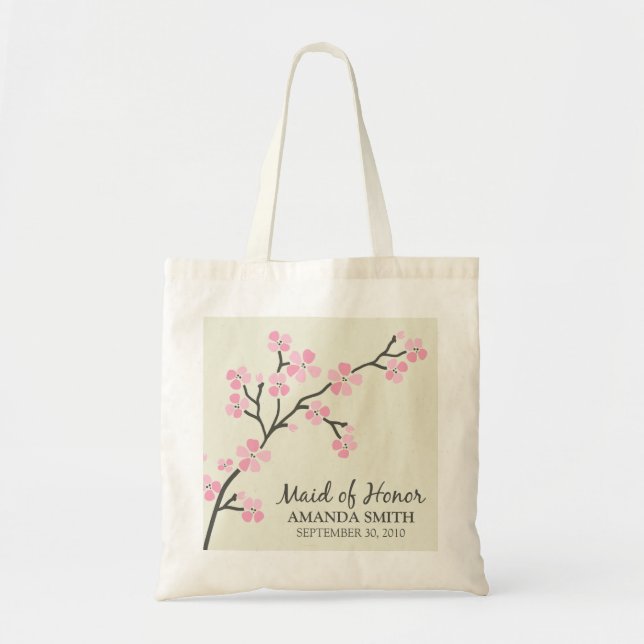 Tote Bag Sacs-cadeaux de mariage d'honneur (rose) (Devant)