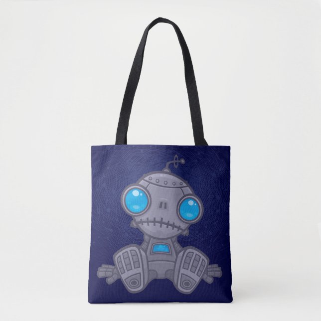 Tote Bag Sad Robot (Devant)
