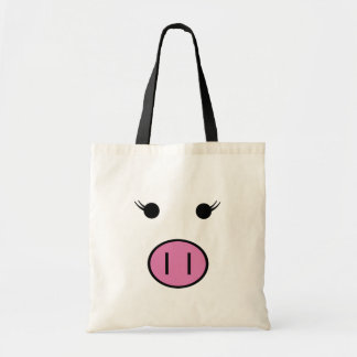 Tote Bag Sadie le porc rose