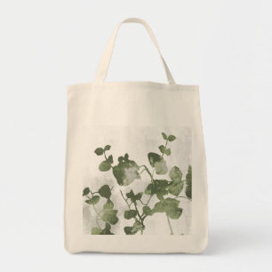 Tote Bag Sage Vert Olive Botanique Minimaliste Peinte