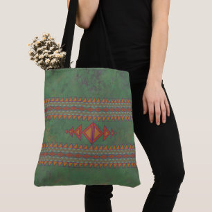 Tote Bag Sagebrush Green Design géométrique Fourre-tout Ba