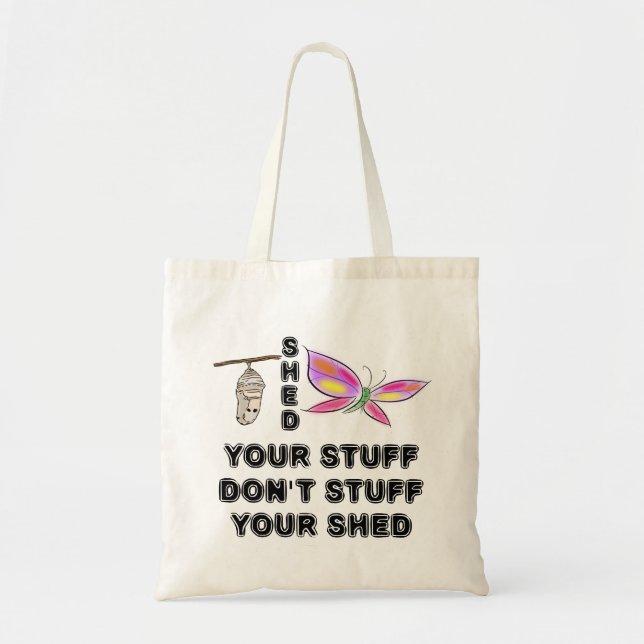 Tote Bag Sagesse de cocon à papillon (Devant)