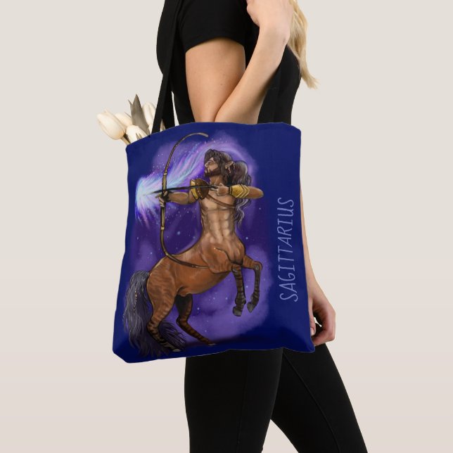 Tote Bag Sagittarius signe zodiaque (De près)
