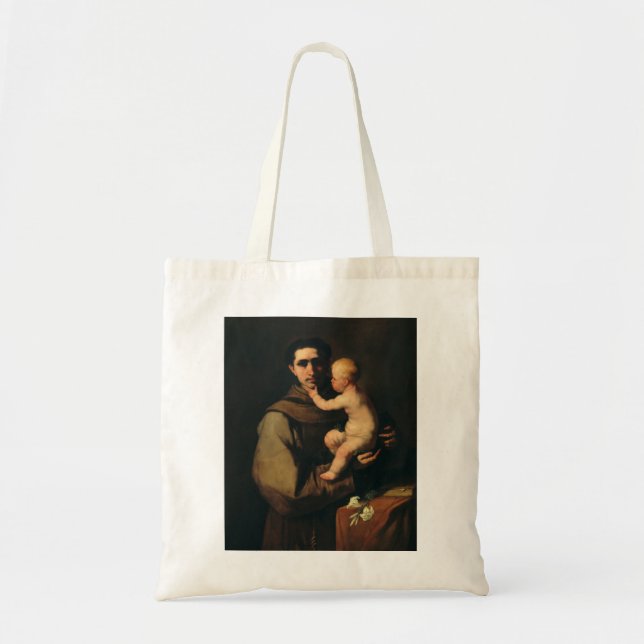 Tote Bag Saint Antoine de Padoue par Luca Giordano (Devant)