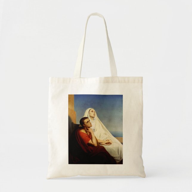 Tote Bag Saint Augustin et Sainte Monique (Devant)