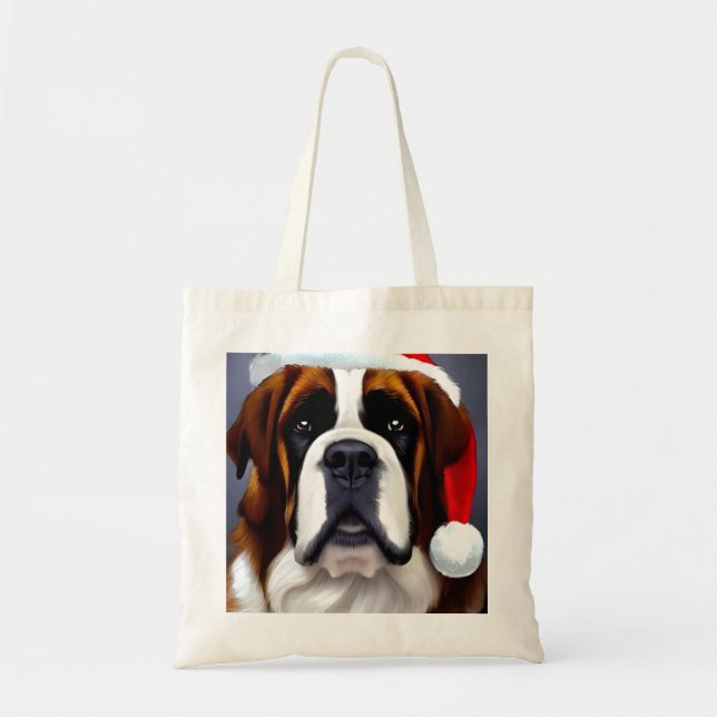 Tote Bag Saint Bernard Noël (Devant)