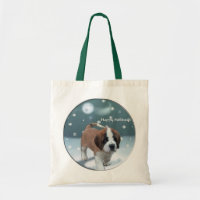 Saint Bernard Puppy Christmas Gifts
