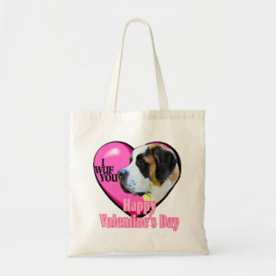 Tote Bag Saint Bernard Saint Valentin