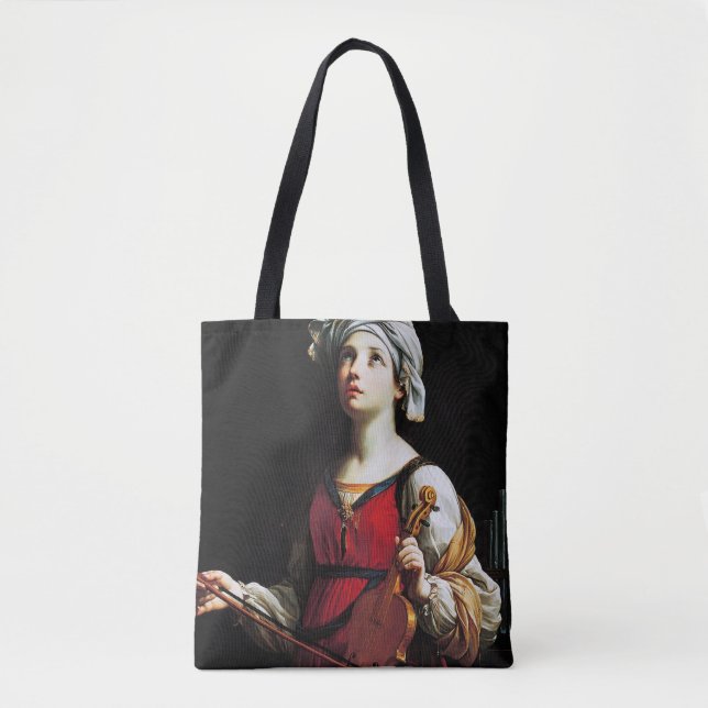 Tote Bag Saint Cecilia (Sainte-Cécile), Guido Reni (Devant)
