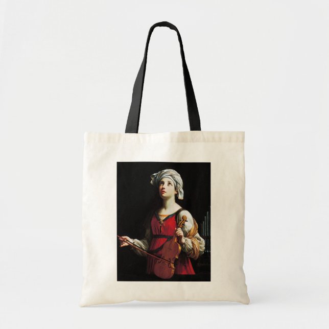 Tote Bag Saint Cecilia (St. Cecilia), Guido Reni (Devant)