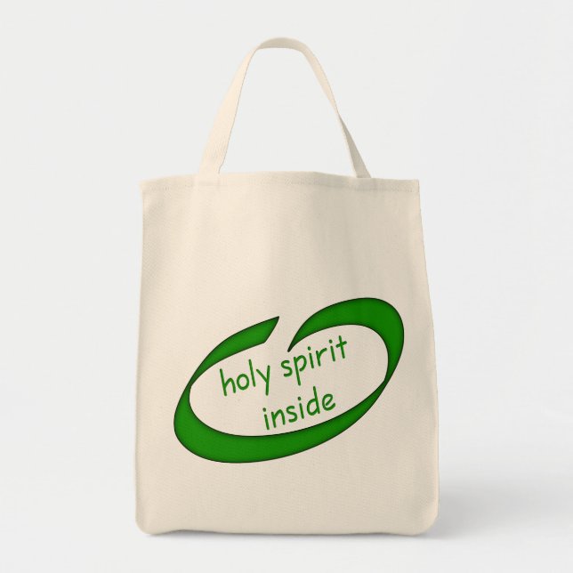 Tote Bag Saint-Esprit à l'intérieur du chrétien (Devant)