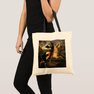 Tote Bag Saint Georges combattant le Dragon de Raphaël Sanz
