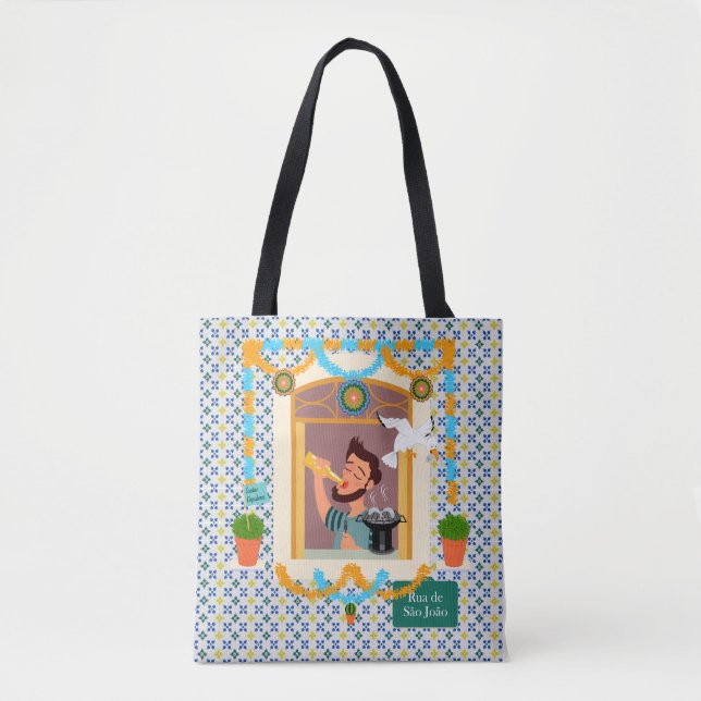 Tote Bag Saint John Portugais Festa Voisin (Devant)