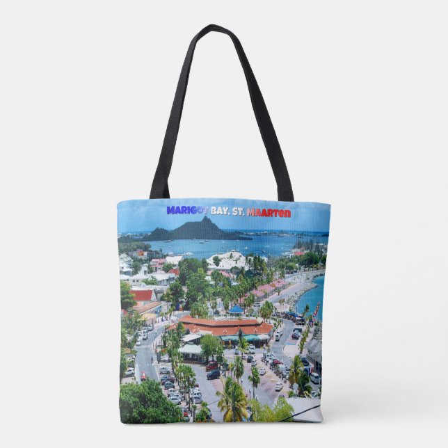 Tote Bag Saint-Martin - Baie Marigot (Dos)