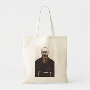 Tote Bag Saint Maximilien Kolbe prêtre catholique polonais