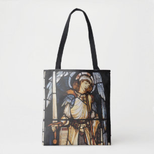 Tote Bag Saint Michael par Sir Edward Coley Burne-Jones