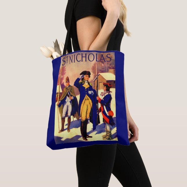 Tote Bag Saint-Nicolas Février 1929 George Washington Cover (De près)