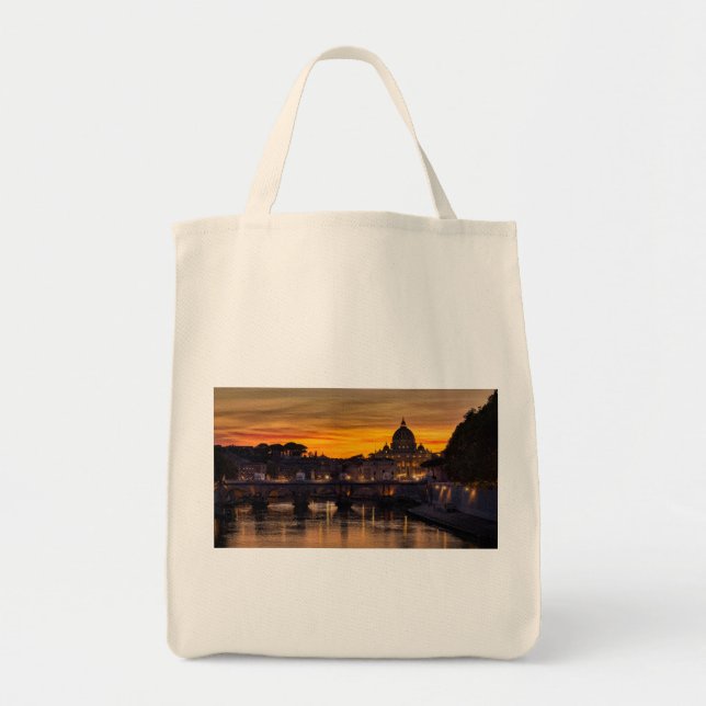 Tote Bag Saint Peters au coucher du soleil (Devant)