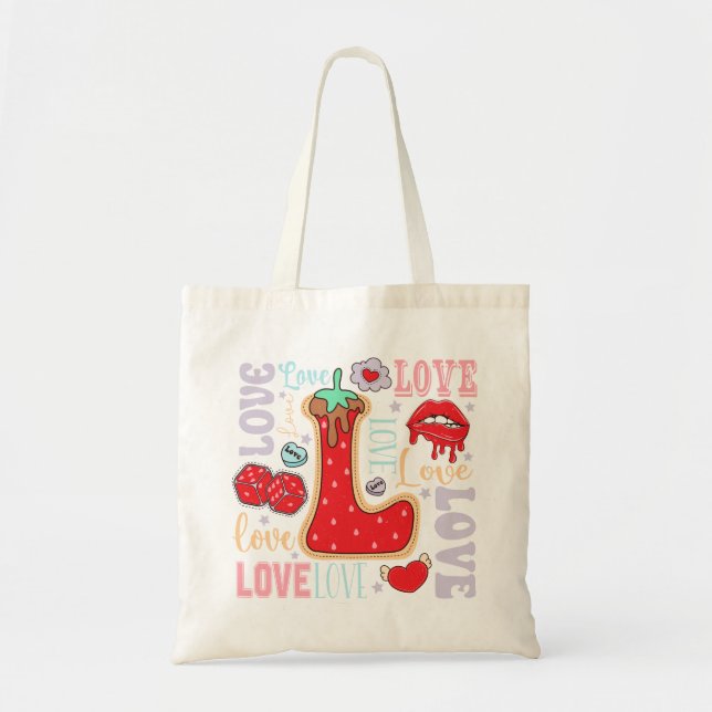 Tote Bag Saint Valentin Amour (Devant)