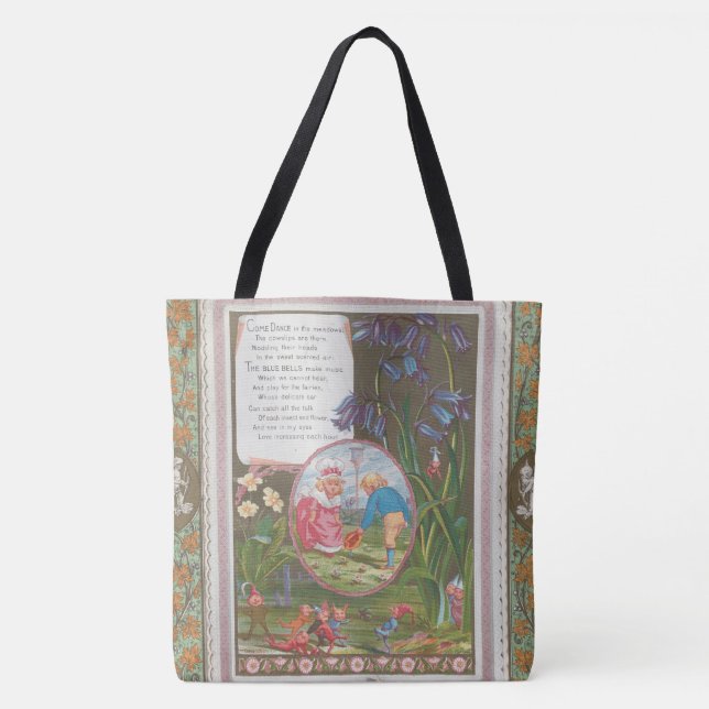Tote Bag Saint-Valentin Antique Mignon Capricieux, Kate Gre (Devant)
