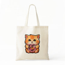 Saint Valentin Chat : Cute Kitty avec un coeur